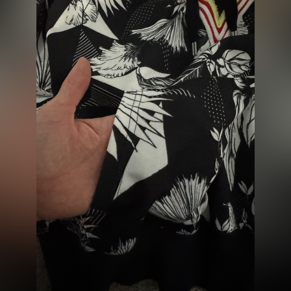 FARM RIO x Adidas Originals. Embroidered floral animal print sweater sz Small. - Picture 11 of 13